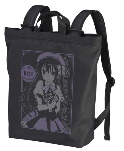 コスパ ご注文はうさぎですか BLOOM リゼ 2wayバックパック BLOOM Ver. BLACK 約H44×W30×D14cm ポリエステル製