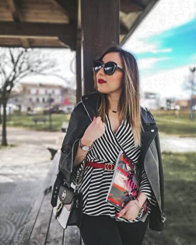 Feisedy Polarized Vintage Sunglasses American Square Jackie O Cat Eye Sunglasses B2451 #TOP7