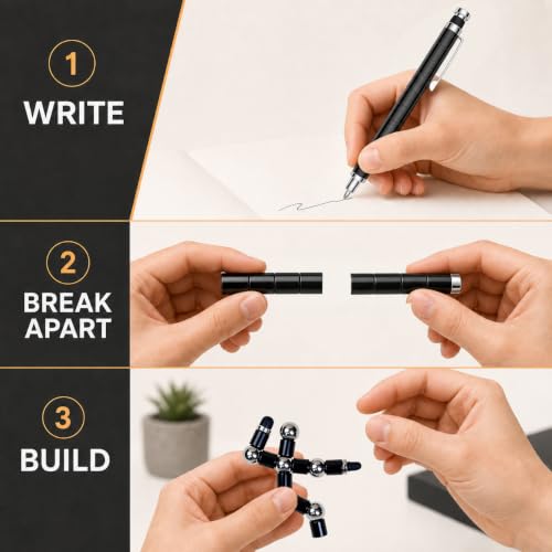 Fun Gifts for Men Fidget Gel Pens - Unique Back To School Gifts for Students Teachers, Cool Christmas Stocking Stuffers for Teens Boys, Novelty Birthday Anniversary White Elephant Summer Gift for Him - Image 5