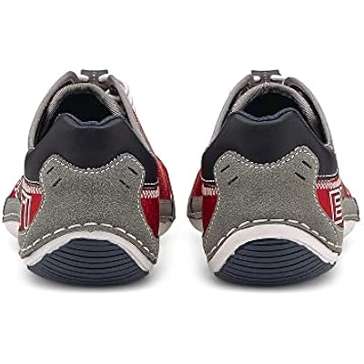 bugatti Men's Sneaker, Red, 12