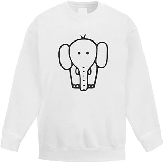 Azeeda 'Cute Elephant' Kid's Sweatshirt/Jumper (12-13 Years) (KW00035063)