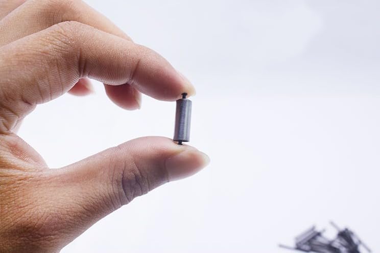 200 piezas de pasadores de conexión rápida de 15 mm para pesca miniatura 4