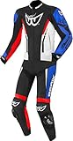  Berik Monza 2-Teiler Motorrad Lederkombi Schwarz/Weiß/Rot/Blau 52