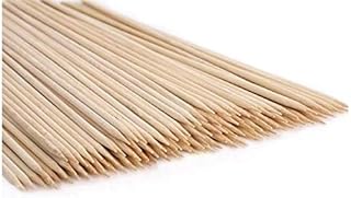 TWB Bamboo Sticks 40cm x100 Wooden Skewers Sticks Extra Long Strong For BBQ Barbecue Kebab Marshmallow Roasting Chocolate Fountain Campfire Fondue