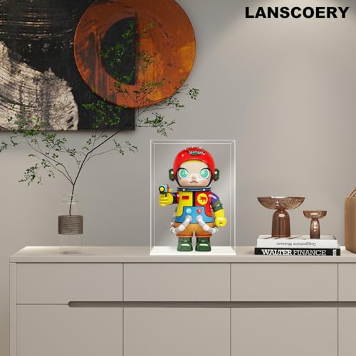 LANSCOERY Acrylic Display Case for Building Models, 7.9x7.9x13.8 in by LANSCOERY - Image 2