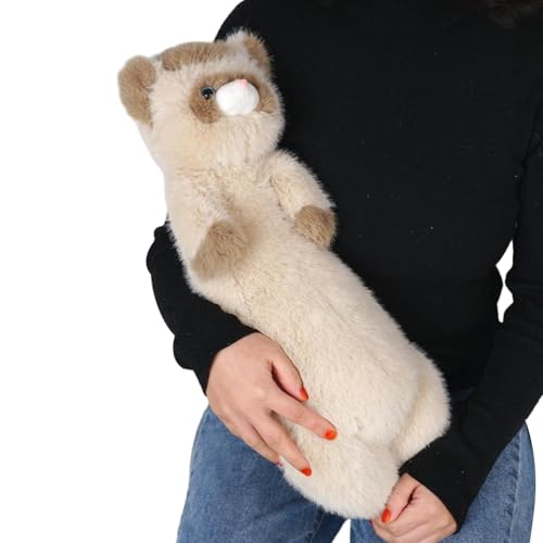 Imagen de Juguete de Peluche de hurón Peluche de hurón Suave y cómodo Lindo Almohada abrazable Interior Multifuncional para Coche