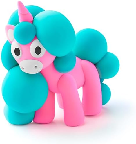 Fat Brain Toys Hey Clay Unicorns, Air Dry Clay Kit with Interactive App for Kids & Tweens, Modeling Clay and Crafts Set for Kids Ages 5 to 11