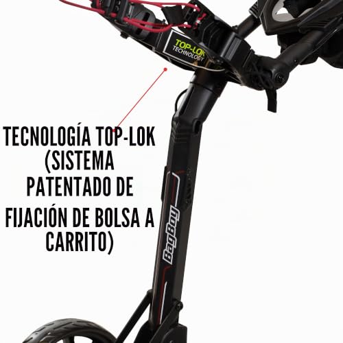 Miniatura 5 de Bag Boy Carro De Golf Nitron De 3 Ruedas Con Apertura Y Cierre Automáticos Grafito O Carbón