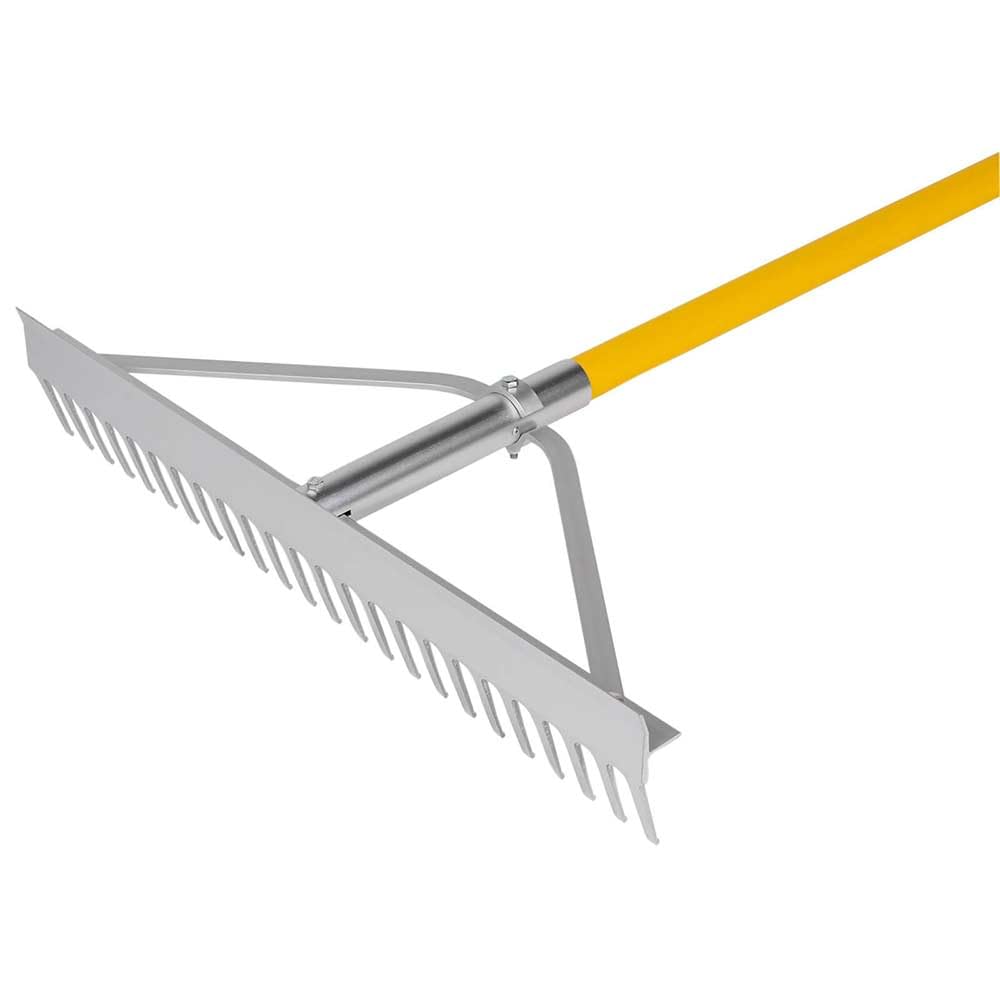 Roughneck ROU68624 68624 Aluminium-Rechen für Landschaftsgärtnerei, 61 cm