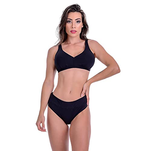 Biquíni Top Sem Bojo Preto Summer Soul (GG)