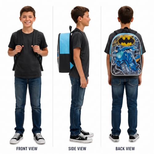 Batman Kids Backpack - School Backpack for Boys by Fast Forward - Used condition - Image 6