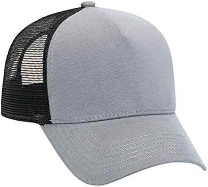 QOHNK Cotton Flannel Trucker Hat with Adjustable Mesh Back Baseball Caps
