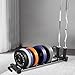 kowaku Barbell Rack Plate Stand Sturdy Commercial Gym Barbell Plate Workout Fitness Dumbbell Stand Barbells Storage Rack, S Flat Pads