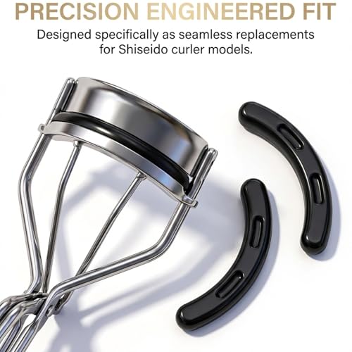 30Pack Compatible for Shiseido Eyelash Curler Refill Pads,Only Compatible with Shiseido Eyelash Curler,Silicone Replacement Pads (Not Include Curler)