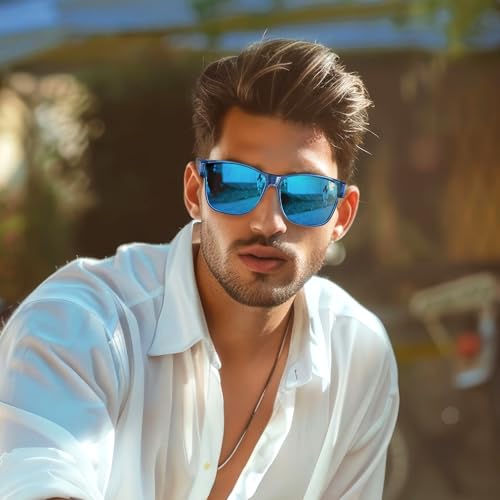 Image of Polarized Sunglasses Fit Over Glasses for Women Men, Oversized Square Sun Glasses UV400 Protection