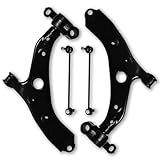 Chassora 4PC Front Lower Control Arm Stabilizer Sway Bar End Link Compatible with Mazda 2014 2015 2016 2017 2018 Mazda3 RK623508 RK623509 K750752 K750751