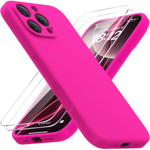 FlyReal Magnetic for iPhone 16 Pro Case, 6.3", Hot Pink