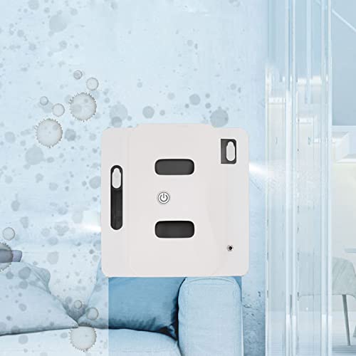 SWOQ Intelligent cleaning robot, intelligent route planning, high efficiency, powerful suction, double security protection, smart window robot with power supply for the office UK Plug - Image 4