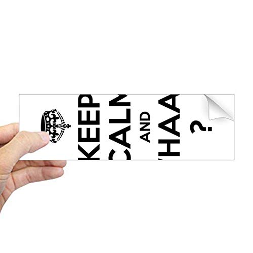 Sticker pour fenêtre Keep Calm autocollant rectangulaire noir
