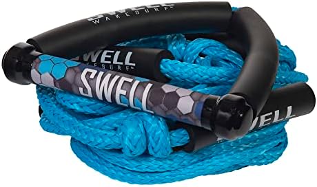 Pro Wakesurf Rope - 24' 3 Section 3/4" Line (Aqua)