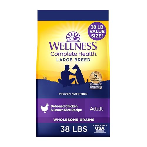 Wellness Complete Health Large Breed Adult Dry Dog Food, Wholesome