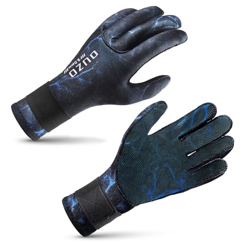 Skyone Neoprene Gloves Scuba Diving Gloves Men Women, 3MM