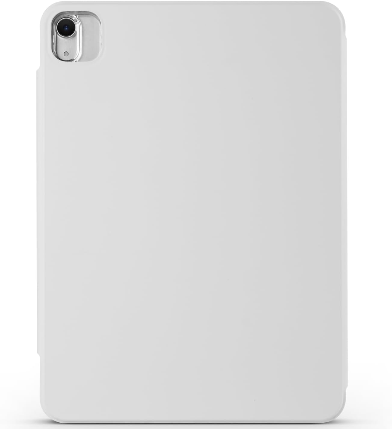Compatible with iPad Air 11 Inch 2025 M3/2024 M2/Air 7 6 5 4 Generation (2025/2024/2022/2020) 10.9 Inch Magnetic Case with Removable Folio CoverProtective Clear Back,Auto Sleep/Wake(Gray)