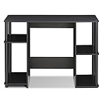 Furinno JAYA Computer Study Desk,Open Storage, Espresso - Image 4