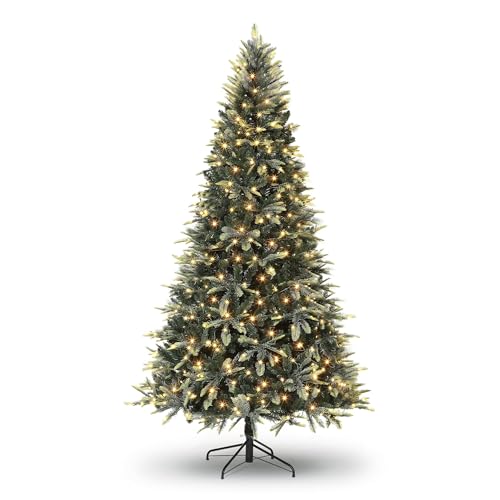 Image of 6.5FT/2M Artificial Christmas Tree Xmas Realistic Green Metal Leg