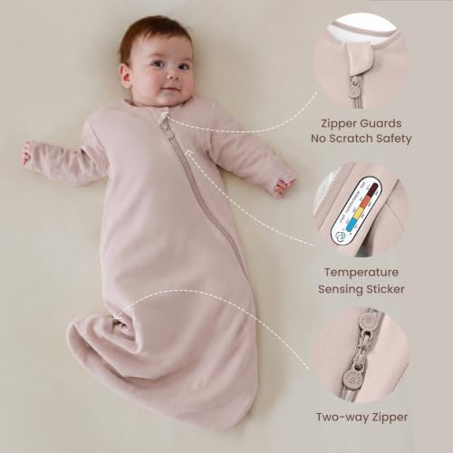 Image of kaiya baby Unisex Sleeping Bag for Babies and Toddlers 2.5 Tog Sleep Sack, Long Sleeve Sleep Sack, Wearable Blanket Baby