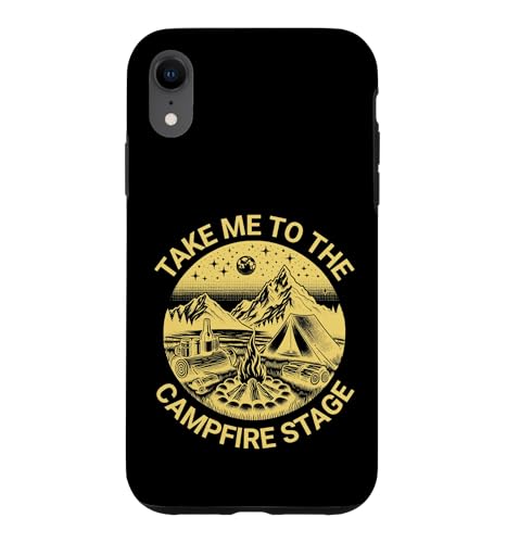 Fun Folk Music Camping Trip Take Me To The Campfire Stage �X�}�z�P�[�X iPhone XR �p