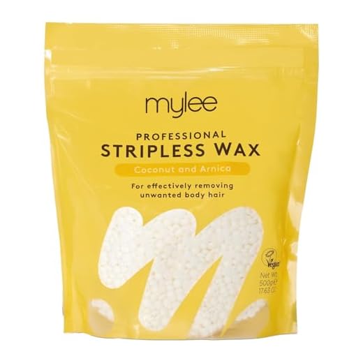 Mylee Wachs Perlen 500g Wachs Pellets Kokosnuss & Arnika + Holzkohle & Grüner Tee … (Kokosnuss & Arnika)