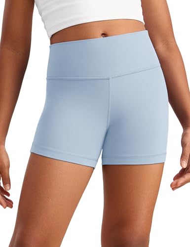 Image of CRZ YOGA Girls Butterluxe Biker Shorts | Extremely Soft, Gentle Compression, Dance, Athletic, High Waisted, for Teen