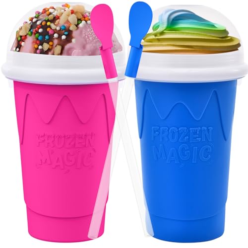 2PCS 500ml Slushie Cups