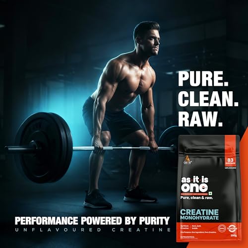 AS-IT-IS One Creatine Monohydrate — 250g (Unflavoured) — Creatine Supplements - image 5