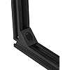 8PCS Black Angle Sharp Corner Bracket Connector for 6mm Slot Aluminum Extrusion Profile 2020 Series (Angle Corner-8PCS)