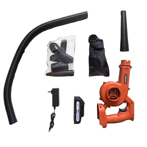 Aspirateur à feuilles, souffleur de feuilles-souffleur de feuilles sans fil, aspirateur électrique sans fil avec batterie et chargeur, feuilles, souffleur de feuilles de poussière sans fil, débris, so