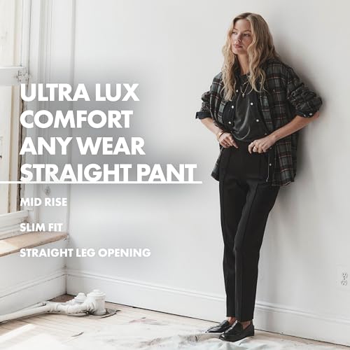 Lee Women's Ultra Lux Comfort Any Wear Straight Leg Pant Emperor Navy 10 Short by Lee - Used condition - Image 2