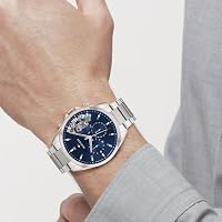 Tommy Hilfiger Multi Zifferblatt Quarz Uhr für Herren mit Silbernes Edelstahlarmband - 1710448 – Ansicht 4