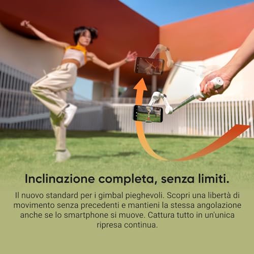 Insta360 Flow 2 Pro Grigio-Gimbal Per Smartphone Ai, Tracciamento Con Apple Dockkit, Tracciamento Multi-Persona, Treppiede E Selfie Stick Incorporati, Stabilizzatore Portatile Per Iphone/Android - 6