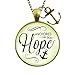 Anchored in Hope Necklace Nautical Boho Theme Jewelry for Women Chain 24