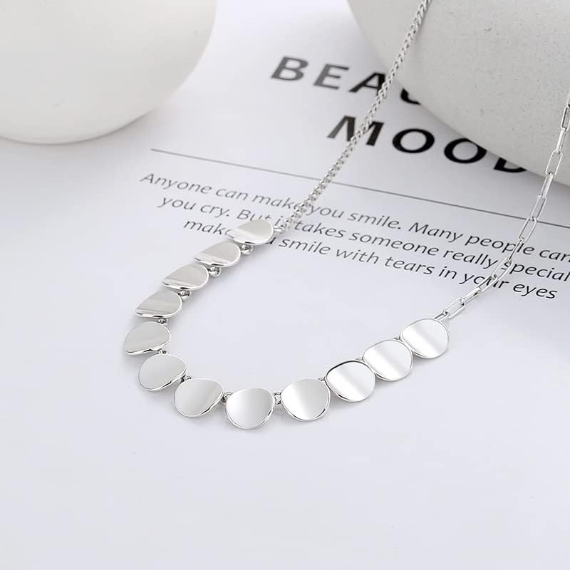 NONNYL S925 Necklace Gift for Women Wife, Womens Pendant Jewelry Wedding Anniversary, Sterling Silver Girlfriend Birthday Gifts for Her, Pendants Necklaces for Christmas Mom Gifts