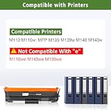 Kompatybilny z CHIP toner 142X W1420X (W1420A 142A) 2 czarne wysoka wydajność 2000 stron do drukarki H P M110 M110w M139 M140 M140w【Nie działa z modelami H P + lub modelami kończącymi się na "e"】