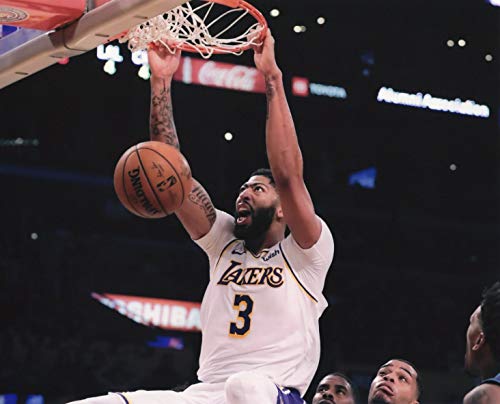 ANTHONY DAVIS L LAKERS 8X10 SPORTS ACTION PHOTO (OO)