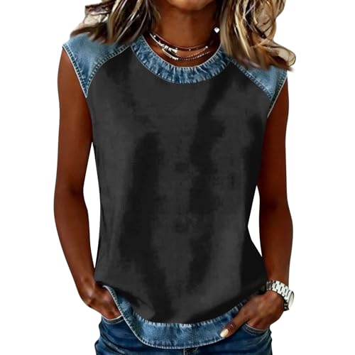 Tee Shirt Noel Vêtements Femme Grande Taille 58 Tailleur Chic Debardeur Dentelle en Coton Chemise Voile De Plage Noir 2XL