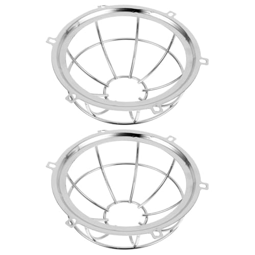 VALICLUD Copertura Protettiva in Ferro per Sprinkler Antincendio Staffa di Protezione Resistente 2 Pezzi Installazione Semplice per Sistemi Antincendio e Rilevatori di Fumo