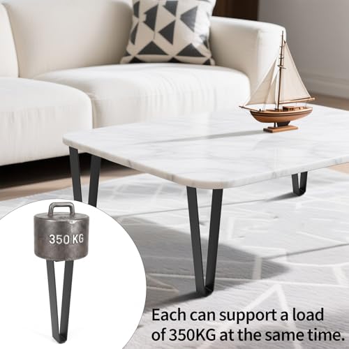 Pieds de Meuble Stable 30cm contre Rayures Sol pour Table Basse DIY