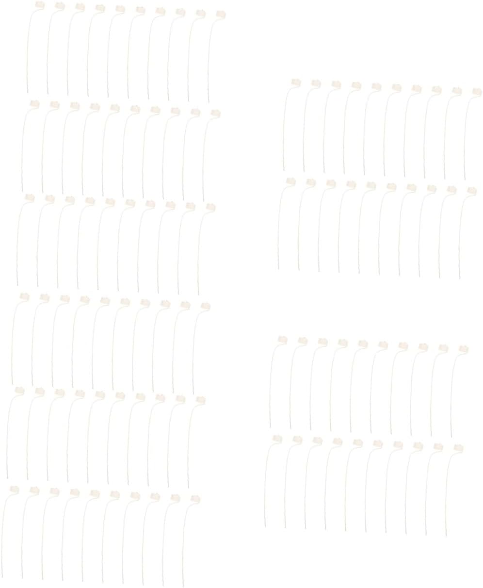 MAGICLULU 100pcs Replaceable Diffuser Sticks Curved Rattan Reeds for Home Fragrance Suitable for Spa Meditation and Bathroom Decor