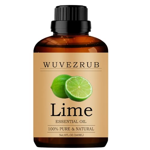 Wuvezrub Lime Essential Oil for Diffuser, Aromatherapy & DIY-240ml