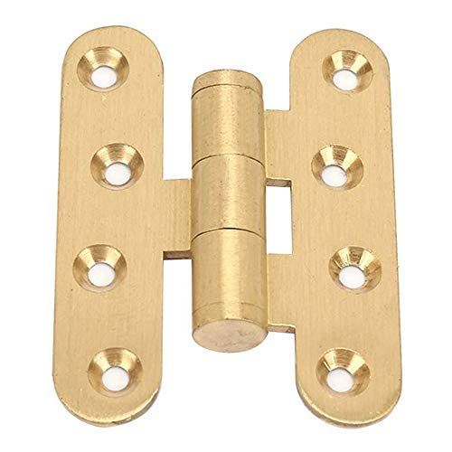 Charnière laiton type H pour réparer une porte d'armoire affaissée avec ses vis - 4